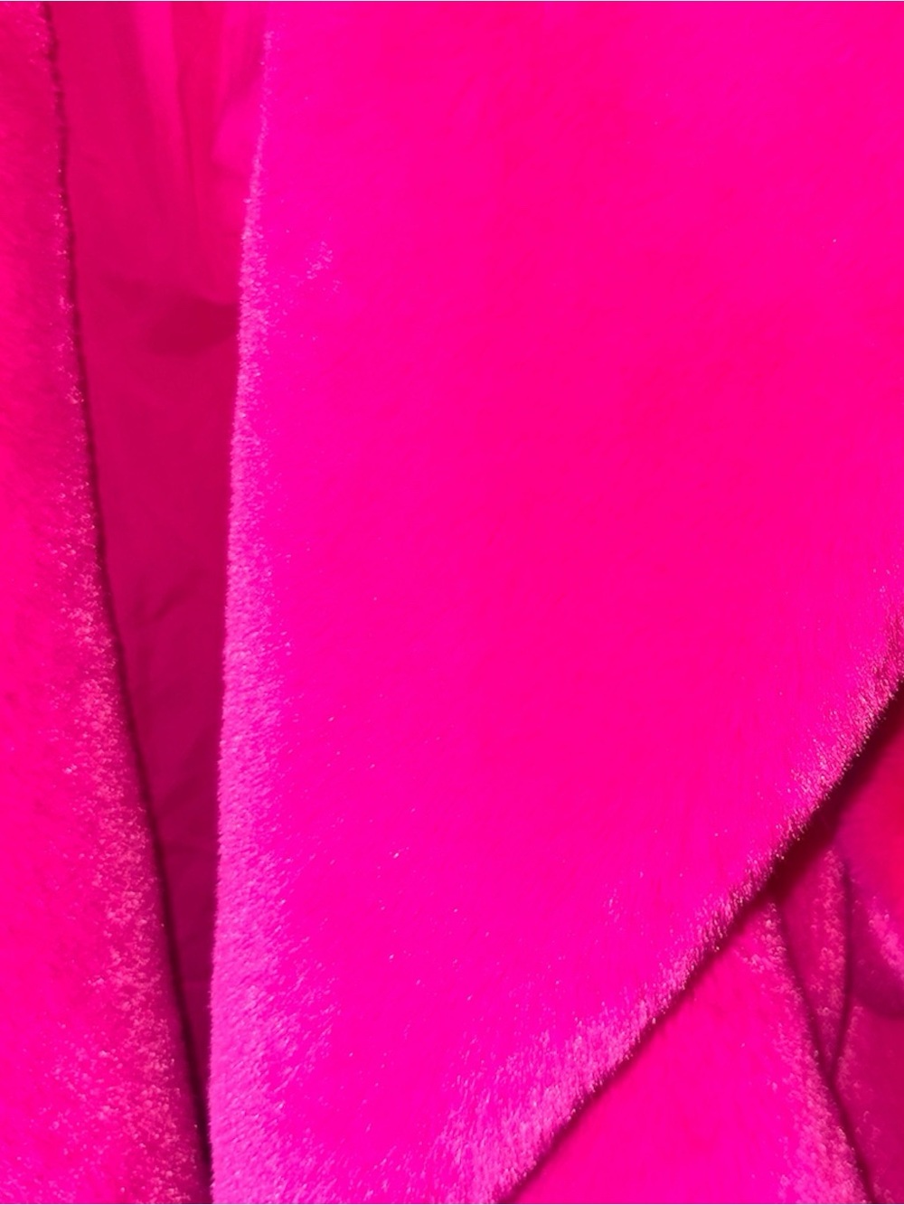 House of Harlow 1960 Fuchsia Faux Fur Coat Jacket Size M - Picture 6 of 11